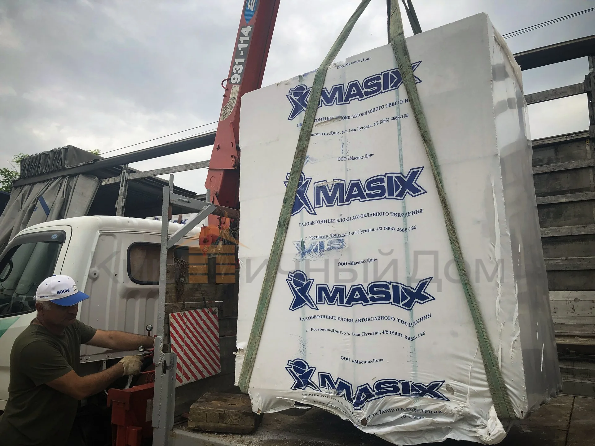 Газобетон Masix D600 625х300х200 мм фото 5