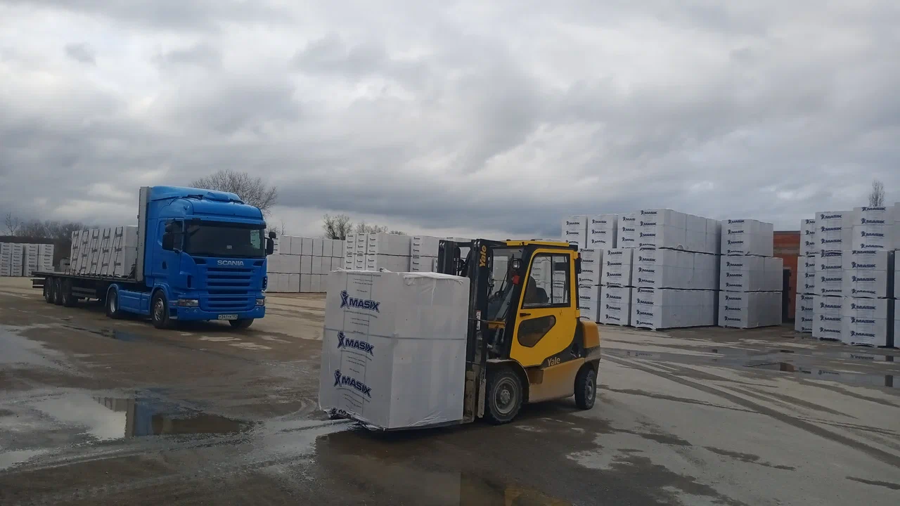 Газобетон Masix D600 625х100х250 мм фото 2