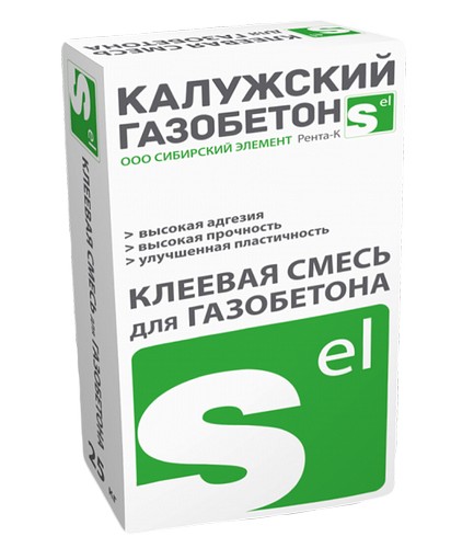 Клей для газоблоков Калужский газобетон, 25 кг фото 0