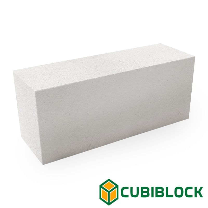 Газобетонный блок перегородочный Cubi Block D700 625х100х250 B5.0 фото 0